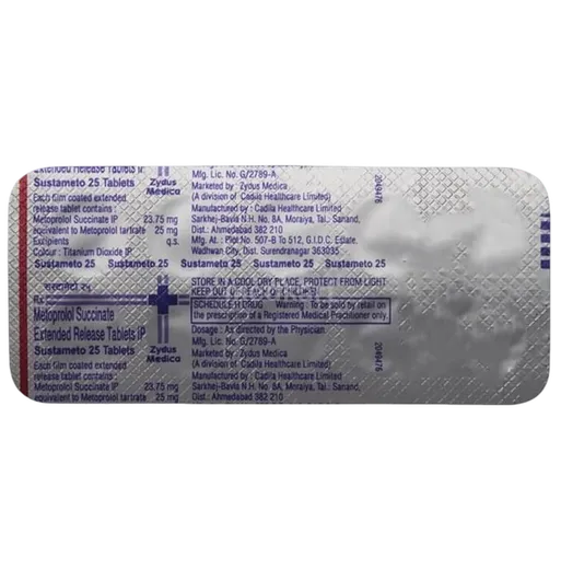 sustameto 25mg tablet 10's